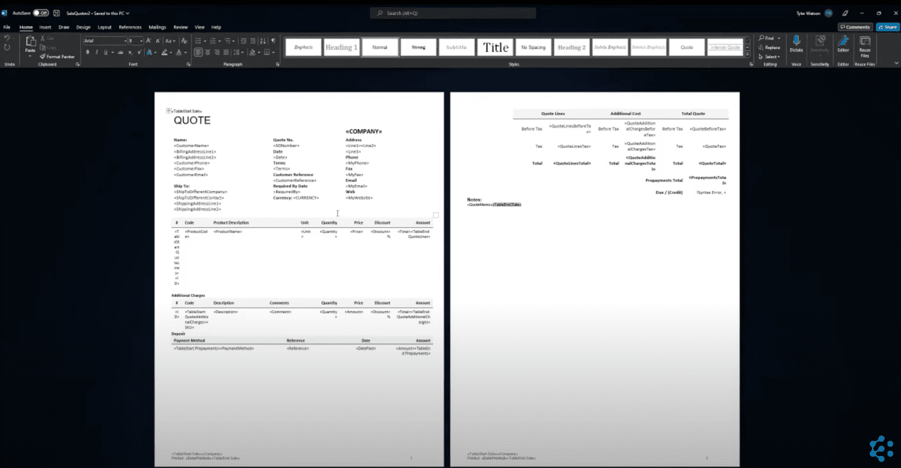 Quick Tips To Using Templates in DEAR | BlueHub | DEAR Partner